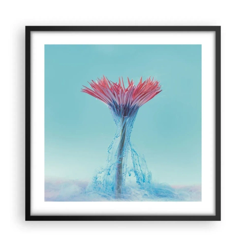 Plakat w czarnej ramie - W ożywczym objęciu - 50x50 cm