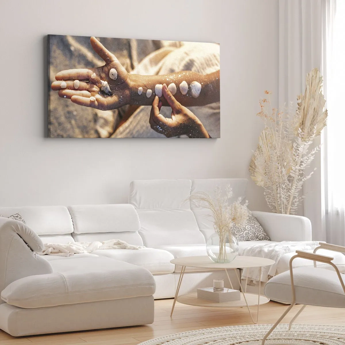 Obraz na płótnie - Piękno w zasięgu ręki - 100x40 cm