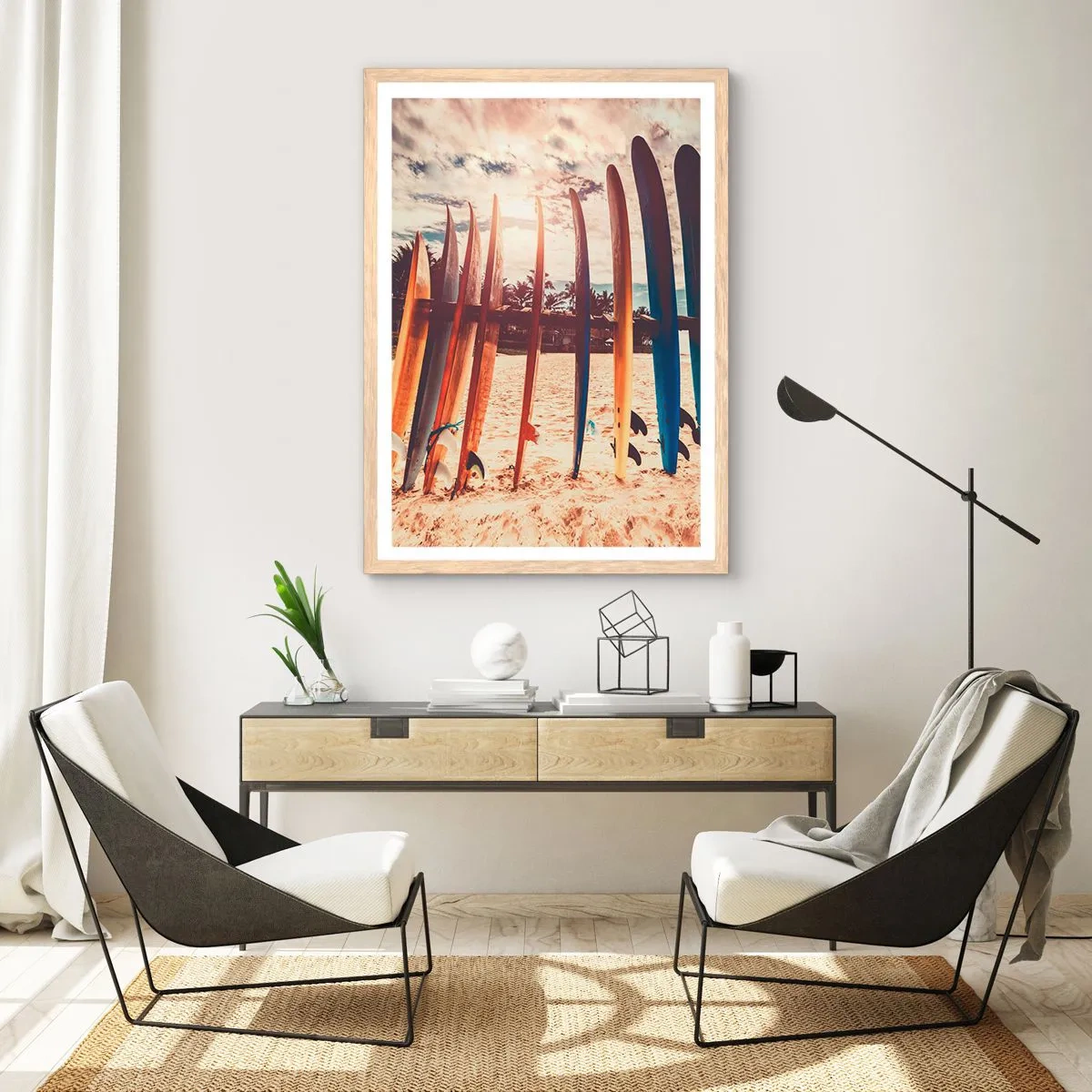 Plakat w ramie jasny dąb - Dobranoc, do jutra - 40x50 cm