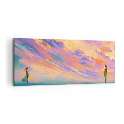 Obraz na płótnie - Siła przyciągania - 100x40 cm