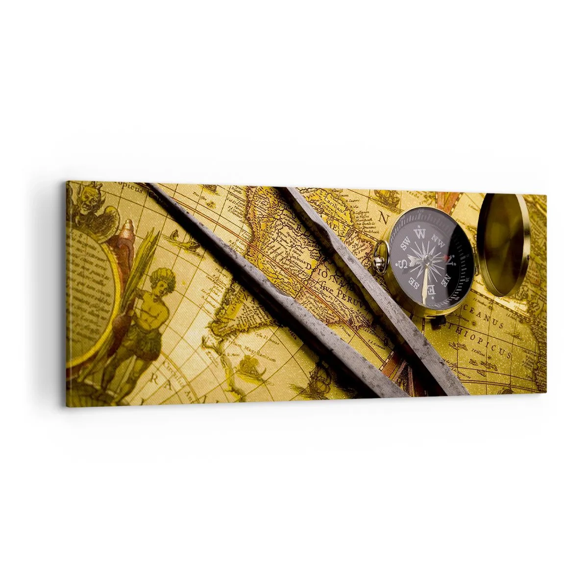 Obraz na płótnie - Gdze te skarby? - 100x40 cm