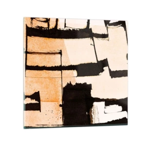 Obraz na szkle - Jednak porządek - 40x40 cm