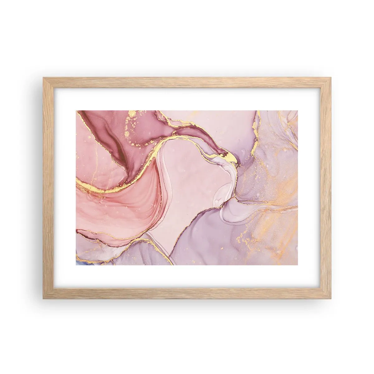 Plakat w ramie jasny dąb - Pieszczota barw - 40x30 cm