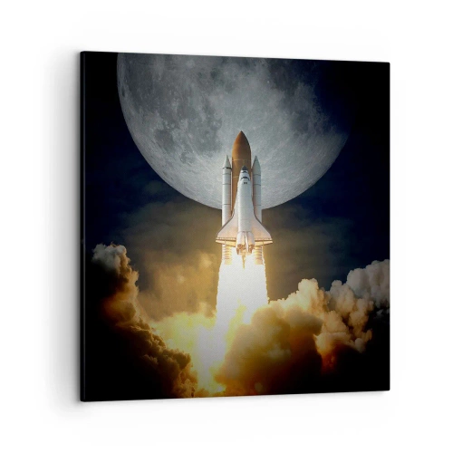 Obraz na płótnie - Początek nieziemskiej przygody - 50x50 cm