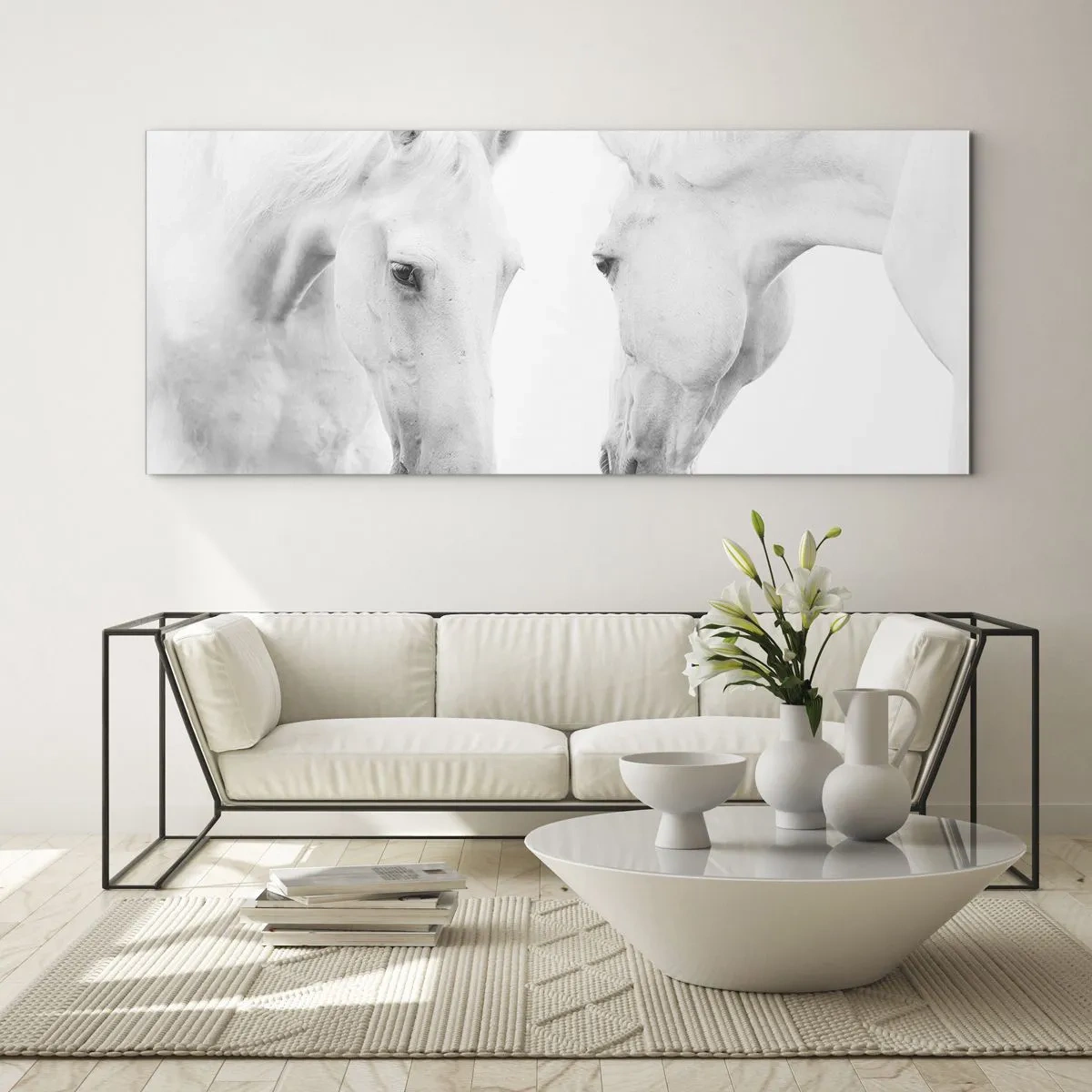 Obraz na szkle - Czy to jest przyjaźń…? - 100x40 cm