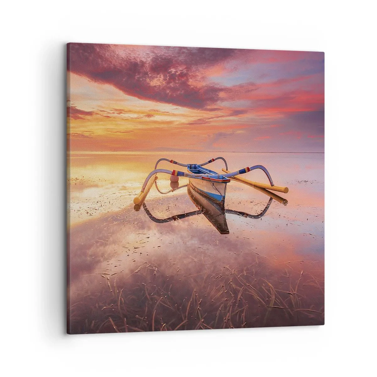 Obraz na płótnie - Spokój tropikalnego wieczoru - 50x50 cm