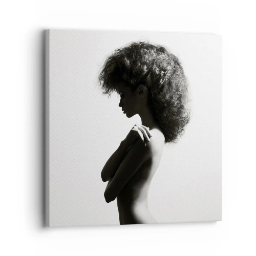 Obraz na płótnie - Jak kwiat na smukłej łodydze - 30x30 cm