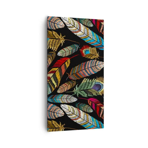 Obraz na płótnie - Ptasi karnawał - 55x100 cm