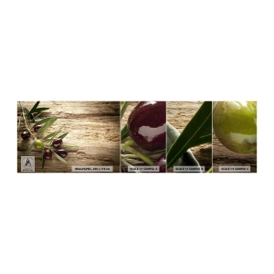 Fototapeta Próbka Samoprzylepna Deluxe Sticker - Prosto od natury - Gałązka Oliwna, Natura, Oliwki - 100x30 cm