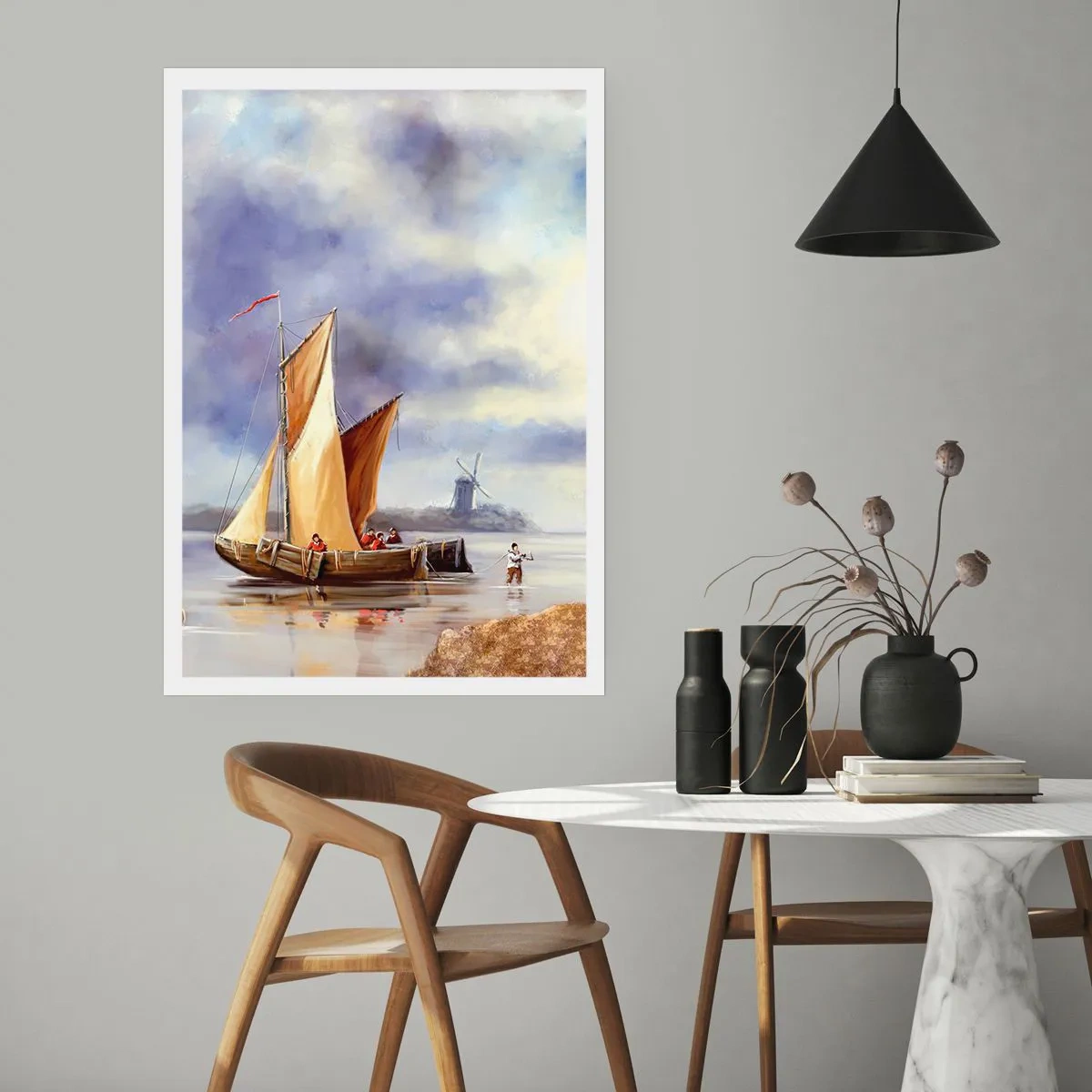 Plakat - Powrót żeglarzy - 40x50 cm
