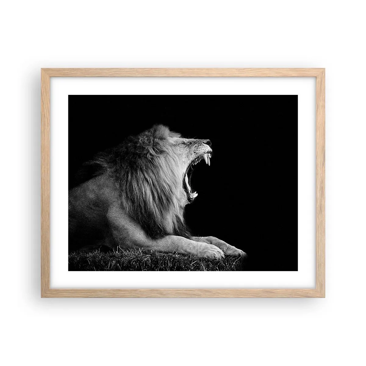 Plakat w ramie jasny dąb - Bez żadnych wątpliwości - 50x40 cm