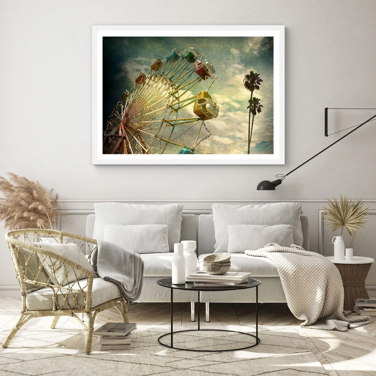 Plakat w białej ramie - Będzie, będzie zabawa… - 91x61 cm