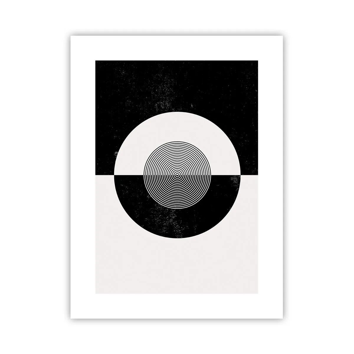 Plakat - Harmonia w czerni i bieli - 30x40 cm
