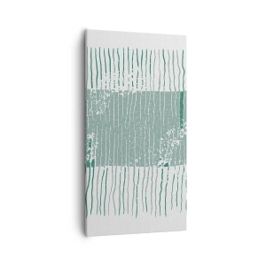 Obraz na płótnie - Abstrakcja morska - 55x100 cm