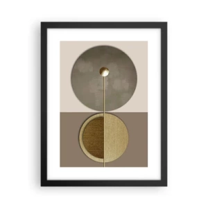 Plakat w czarnej ramie - Doskonała równowaga - 30x40 cm