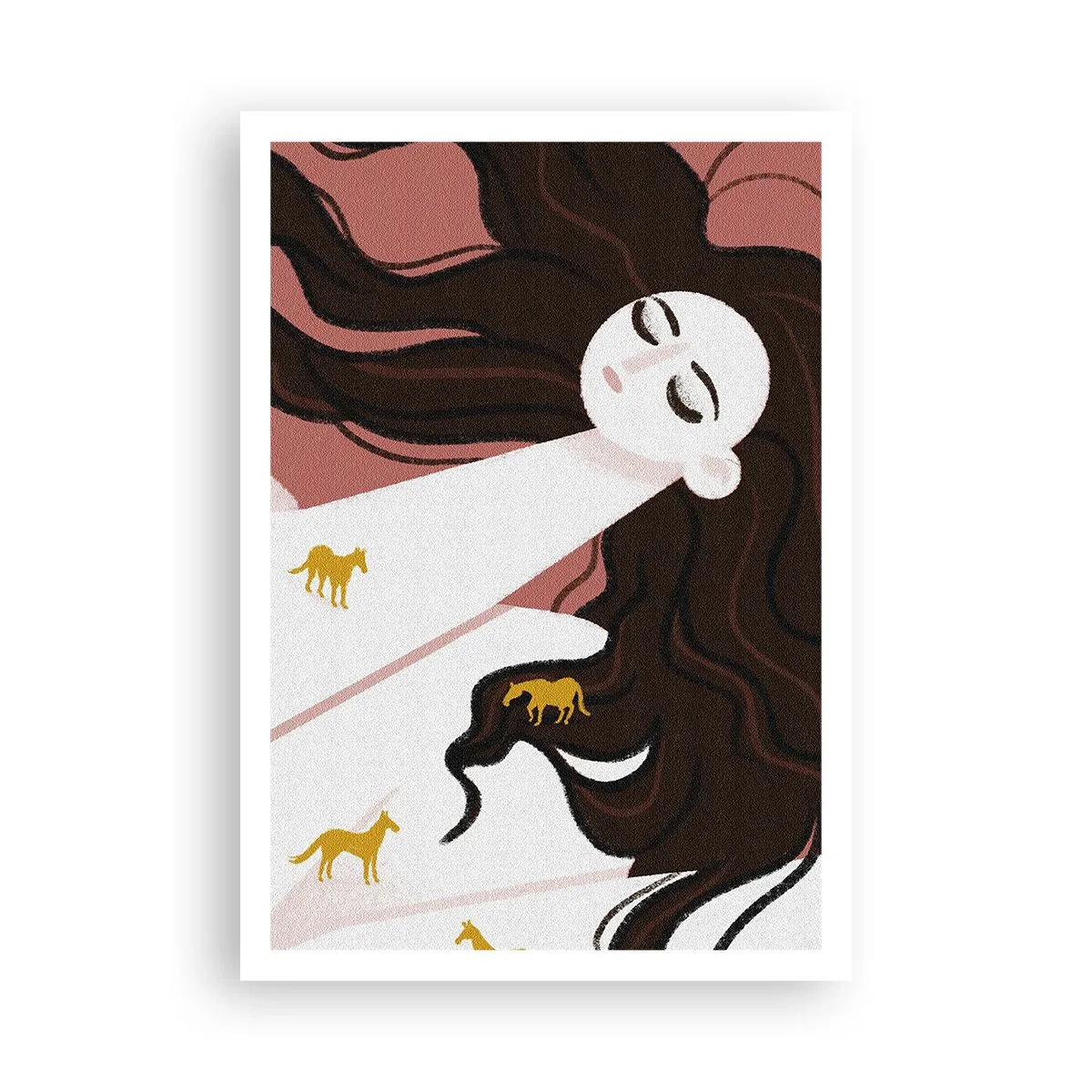 Plakat - Sen o złotym koniu - 70x100 cm