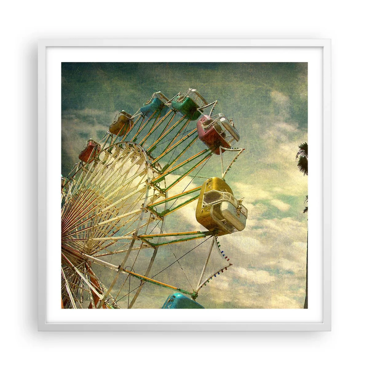 Plakat w białej ramie - Będzie, będzie zabawa… - 60x60 cm