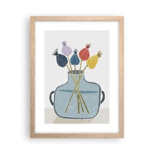 Plakat w ramie jasny dąb - Jak makiem zasiał - 30x40 cm
