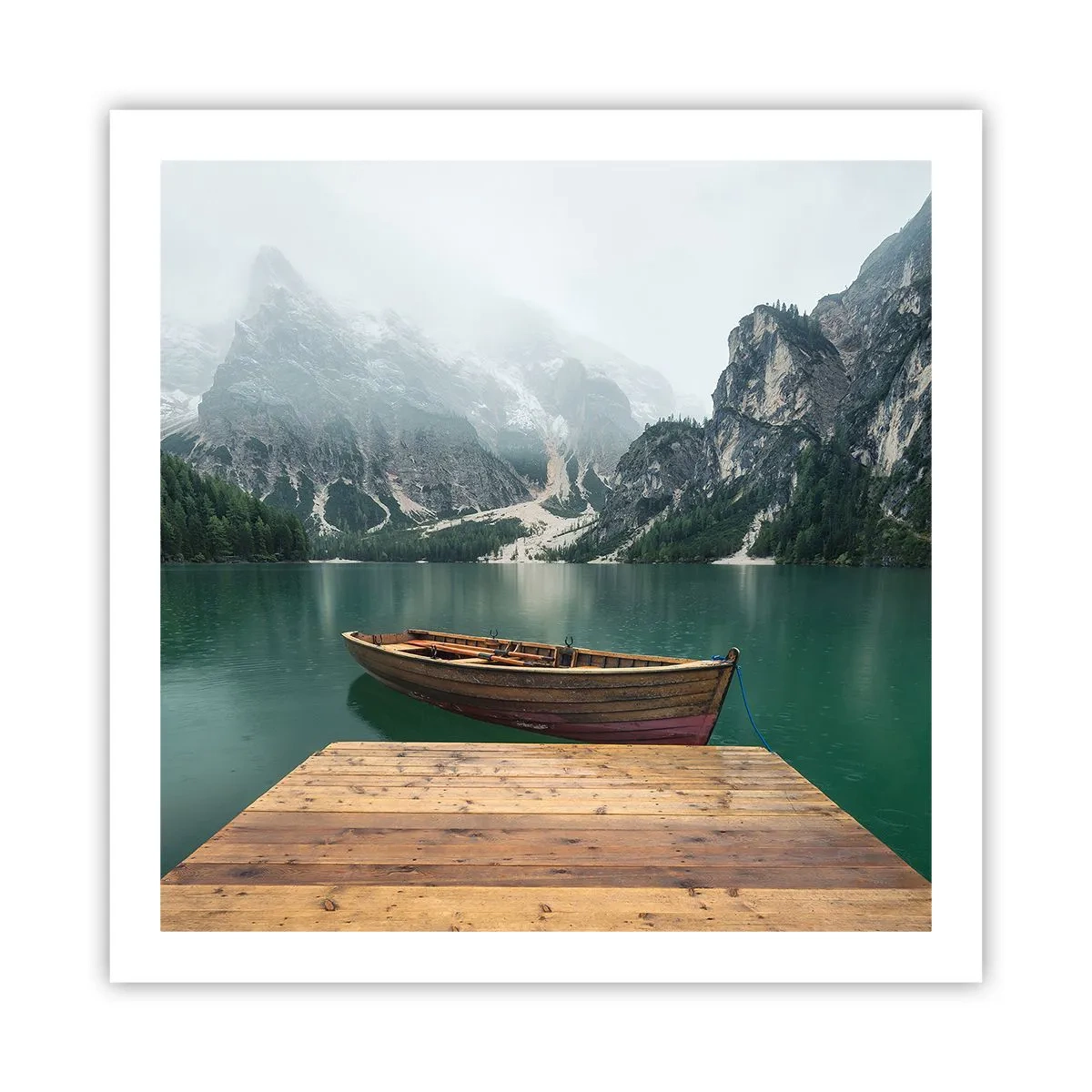 Plakat - "I dumne opoki czoła" - 60x60 cm