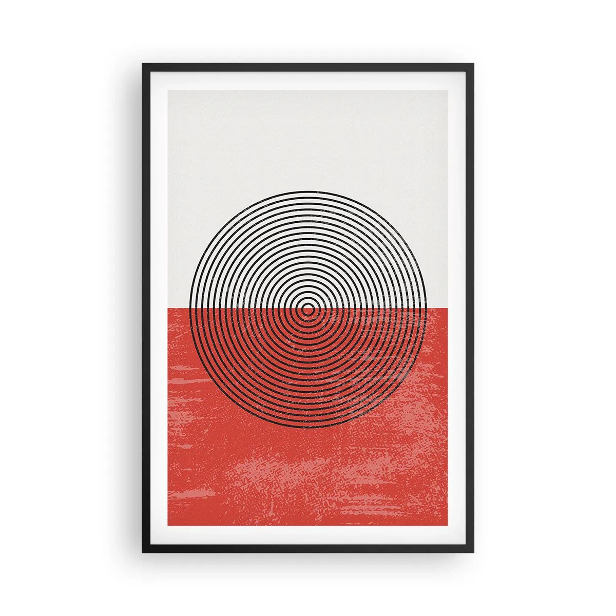 Plakat w czarnej ramie - W samo sedno - 61x91 cm