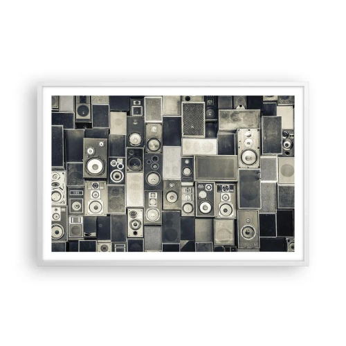 Plakat w białej ramie - I wszystko gra - 91x61 cm