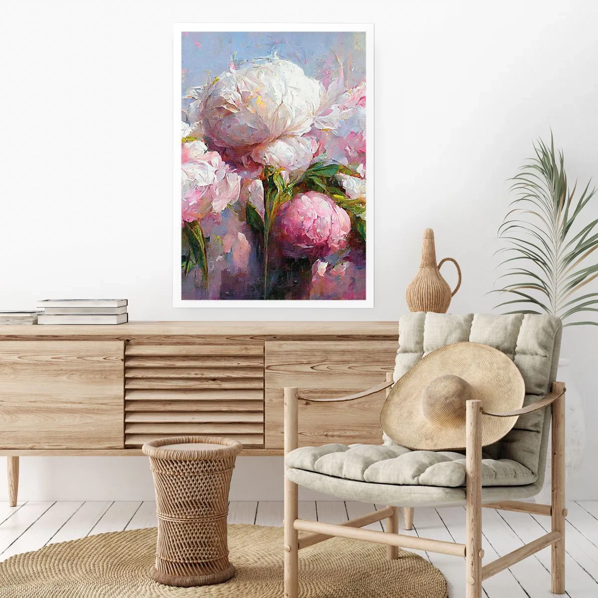 Plakat - Kipiący życiem bukiet - 40x50 cm