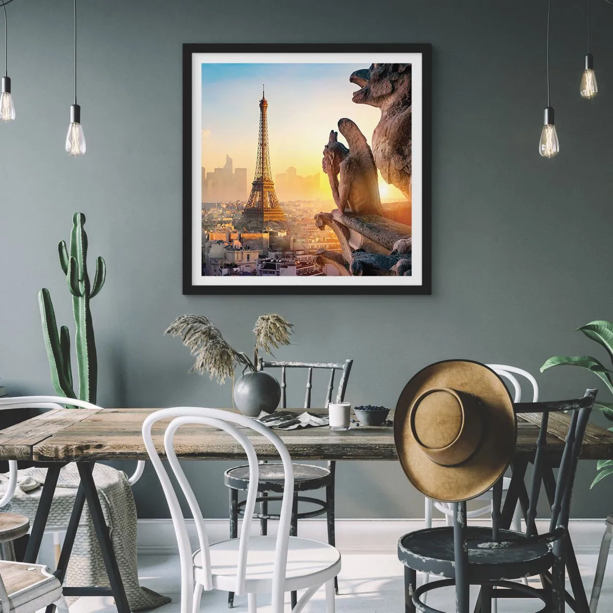 Plakat w czarnej ramie - Wiele się zmieniło… - 40x40 cm