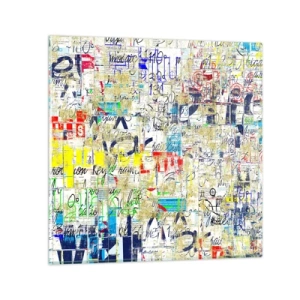 Obraz na szkle - Po prostu cieszy oczy - 60x60 cm