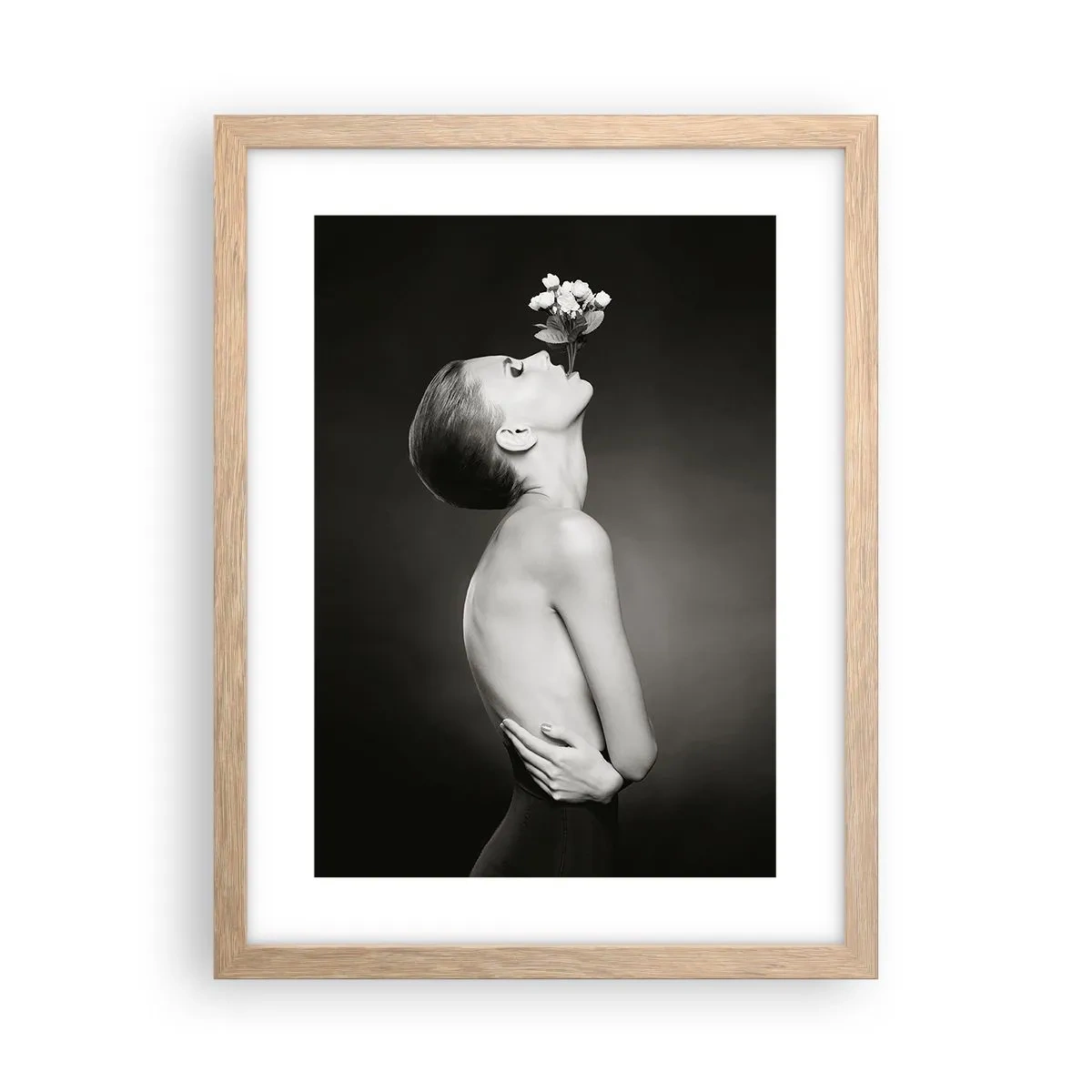 Plakat w ramie jasny dąb - Ekscentryczna elegancja - 30x40 cm