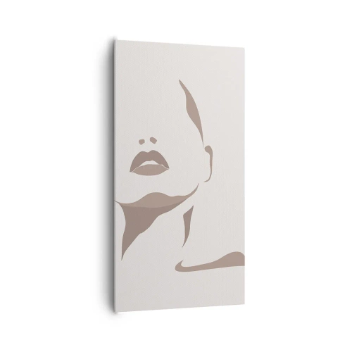 Obraz na płótnie - Stworzona ze światła i cienia - 65x120 cm
