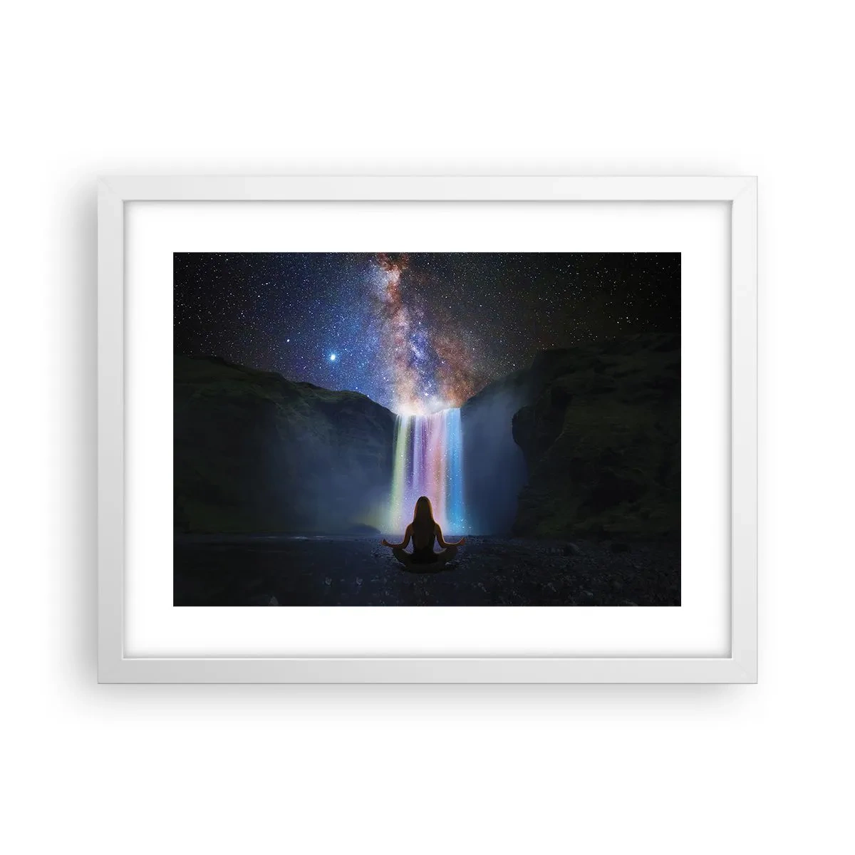 Plakat w białej ramie - Absolutna harmonia - 40x30 cm