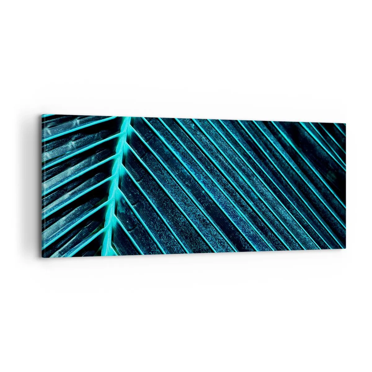 Obraz na płótnie - Faktura zieleni - 100x40 cm
