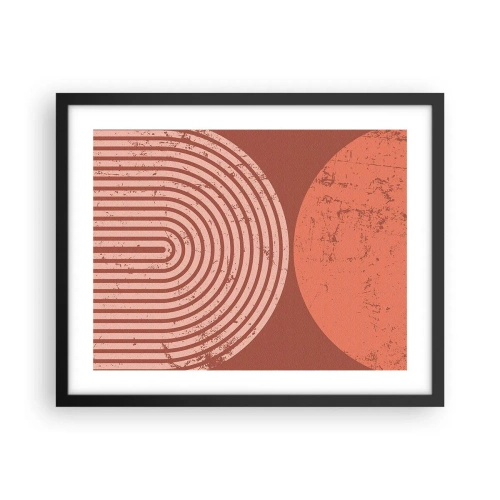 Plakat w czarnej ramie - Bliska relacja - 50x40 cm