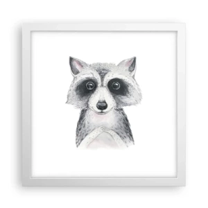 Plakat w białej ramie - Chwila na wzruszenie - 30x30 cm