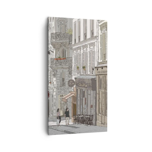 Obraz na płótnie - Miejskie radości - 45x80 cm