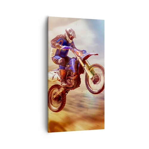 Obraz na płótnie - Motocyklowy zawrót głowy - 55x100 cm