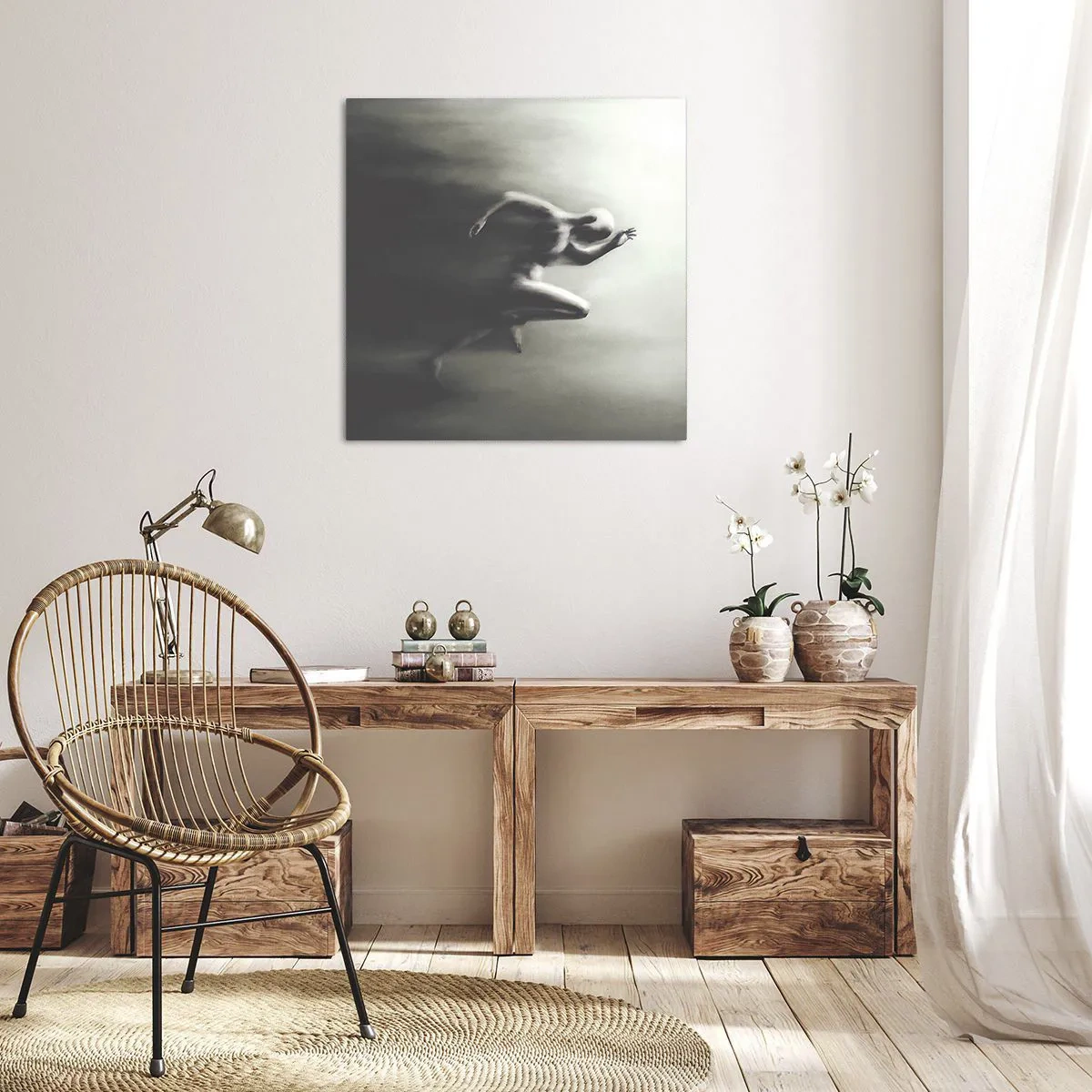 Obraz na płótnie - Niepowstrzymany - 70x70 cm