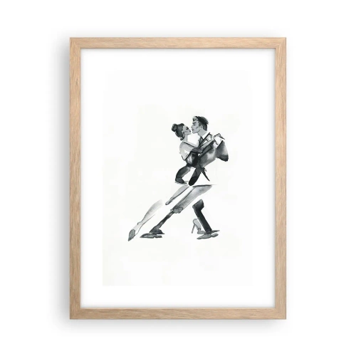 Plakat w ramie jasny dąb - W jednym rytmie - 30x40 cm