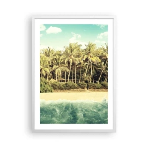 Plakat w białej ramie - A może tutaj? - 50x70 cm