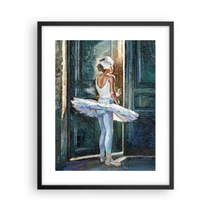 Plakat w czarnej ramie - Przed popisem - 40x50 cm