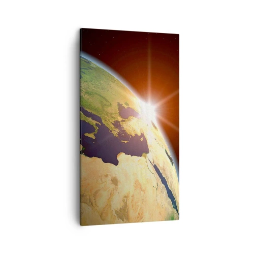 Obraz na płótnie - Wschód słońca - 45x80 cm