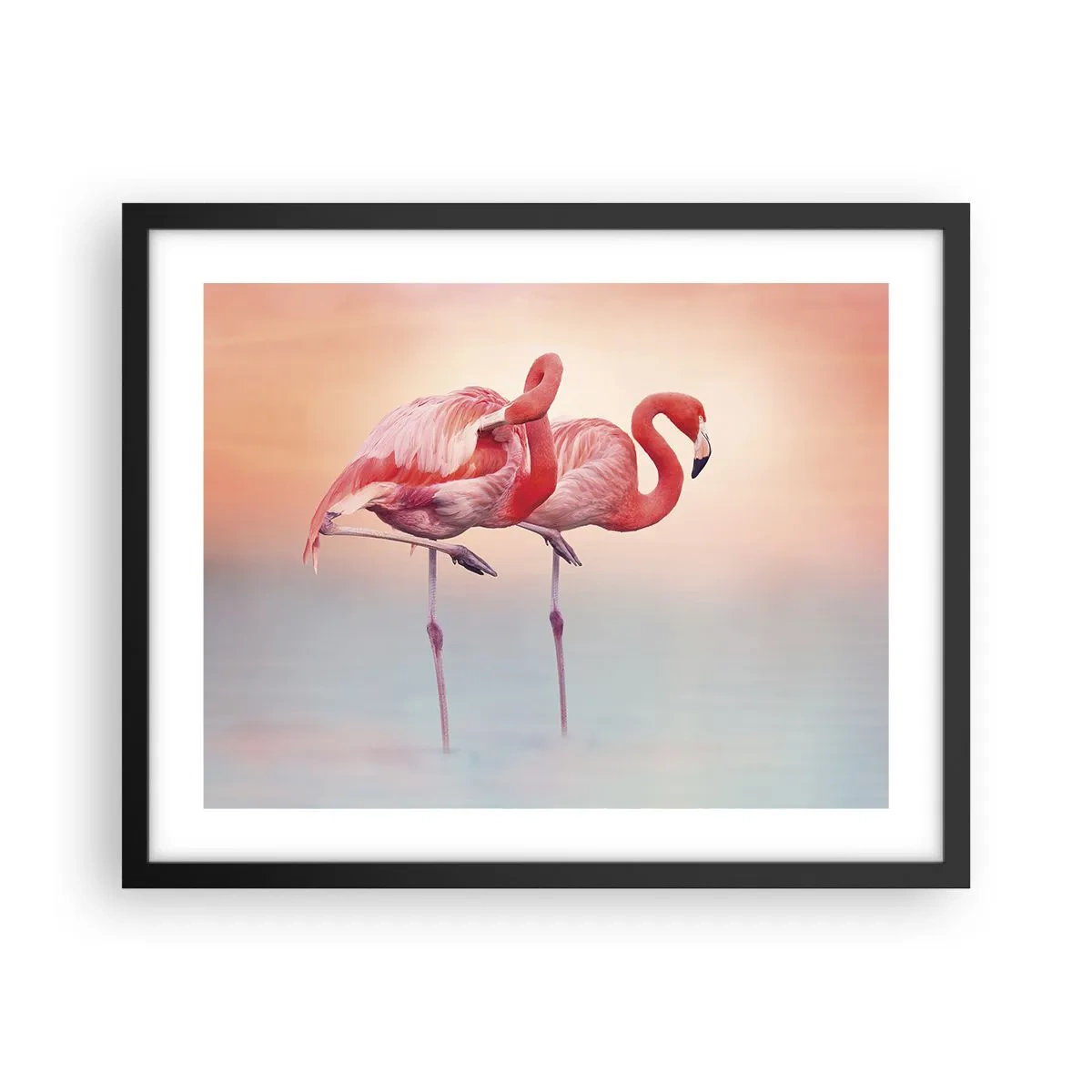 Plakat w czarnej ramie - W kolorze zachodzącego słońca - 50x40 cm