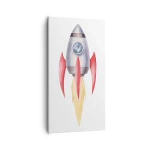 Obraz na płótnie - Wyżej, prędzej, dalej - 55x100 cm