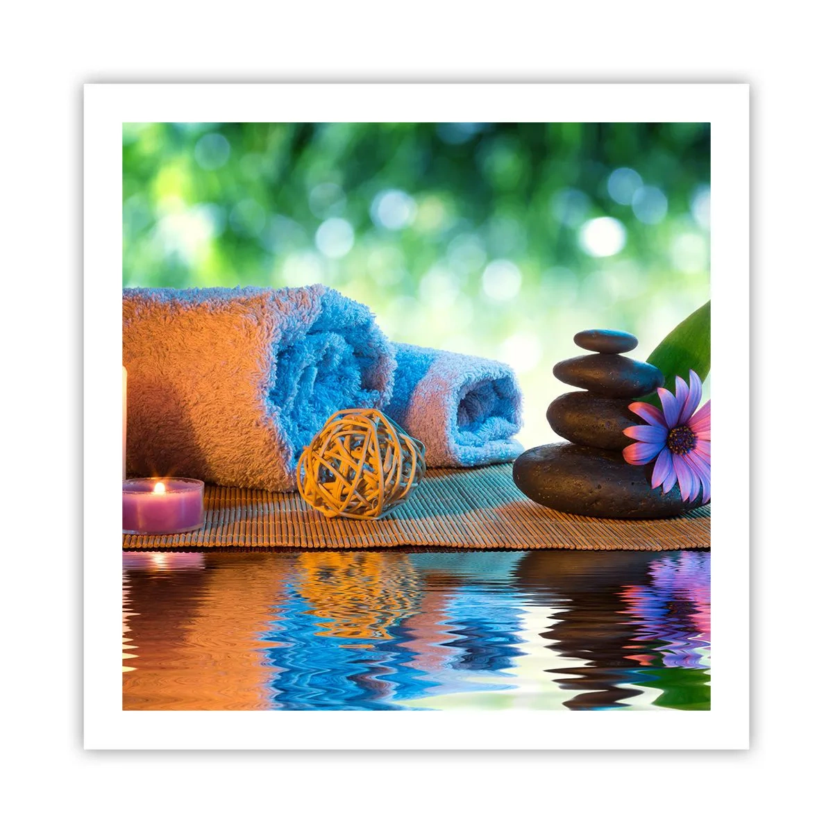 Plakat - Czas dla ciała - 60x60 cm