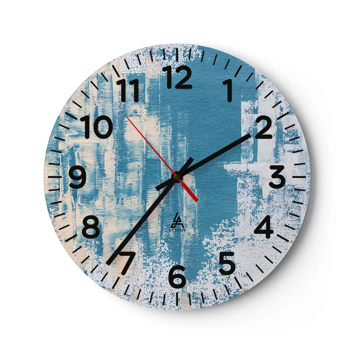 Zegar ścienny - Przez lodowy sopel - 30x30 cm