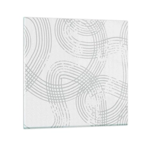 Obraz na szkle - Nie ma prostej drogi - 30x30 cm