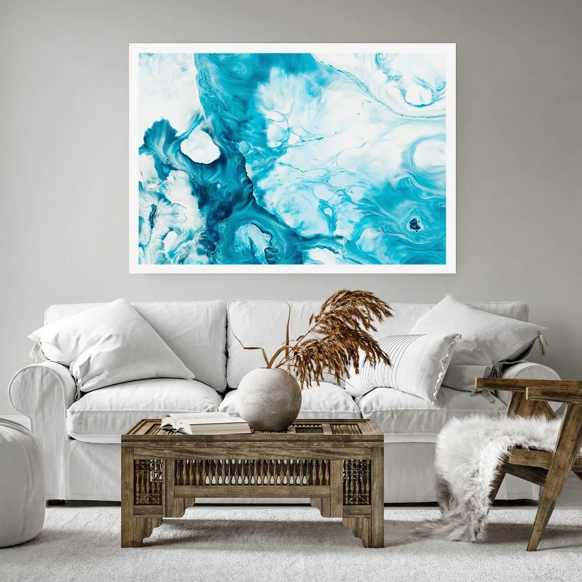 Plakat - Koncert błękitu - 40x30 cm