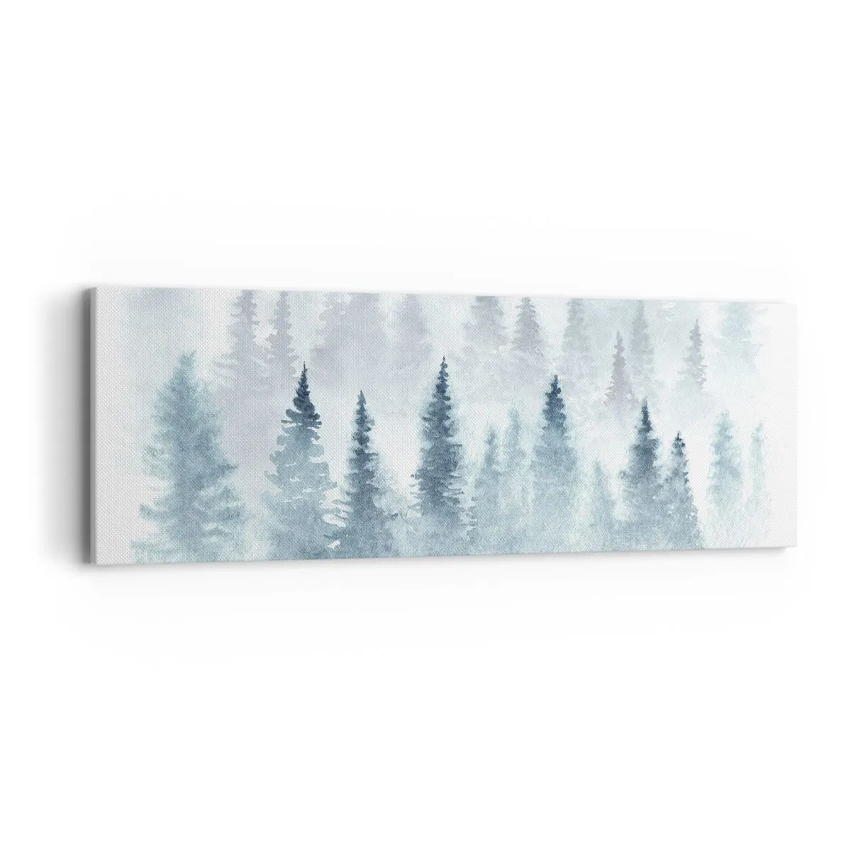 Obraz na płótnie - Otulone mgłą - 90x30 cm
