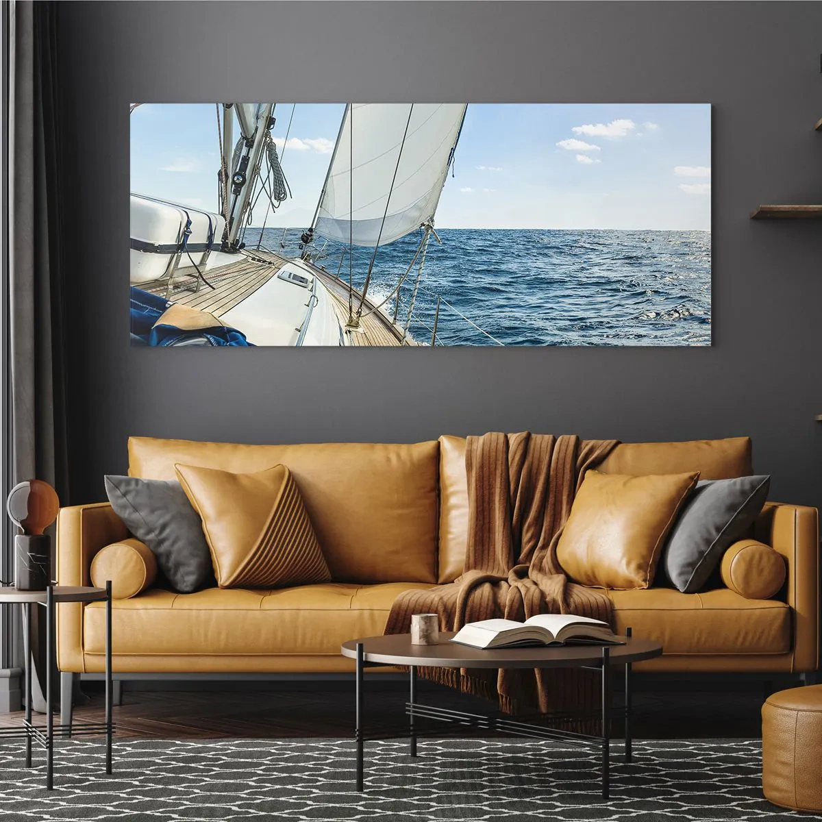 Obraz na szkle - Ahoj, przygodo - 100x40 cm