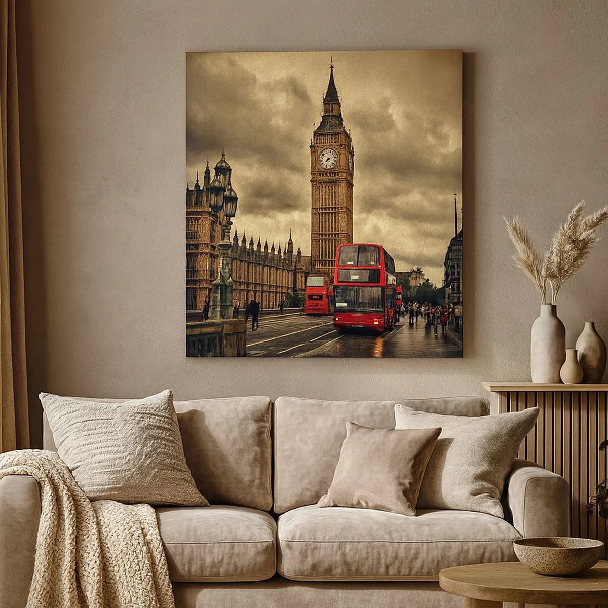 Obraz na płótnie - Wprost do serca miasta - 30x30 cm